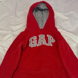 GAP Kids Red and Gray Hoodie